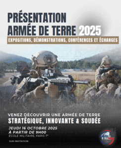 16 octobre à l’Ecole militaire à Paris : participation de MAINTLOG à la présentation “Armée de terre 2025”